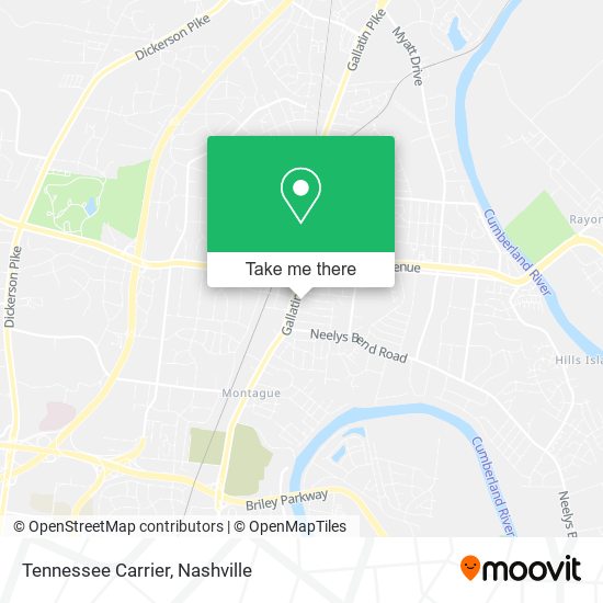 Tennessee Carrier map