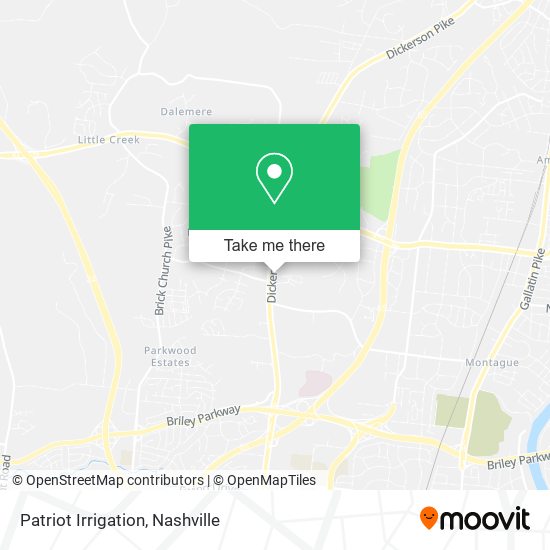 Mapa de Patriot Irrigation