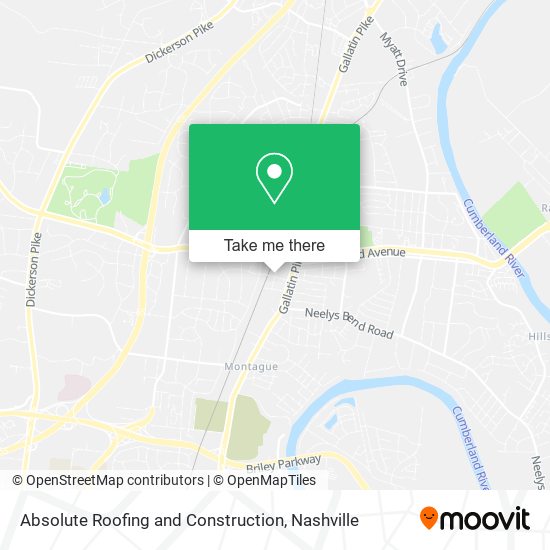 Mapa de Absolute Roofing and Construction