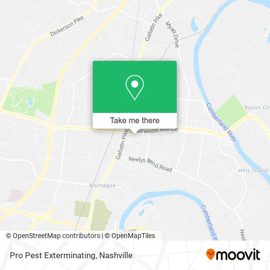 Pro Pest Exterminating map