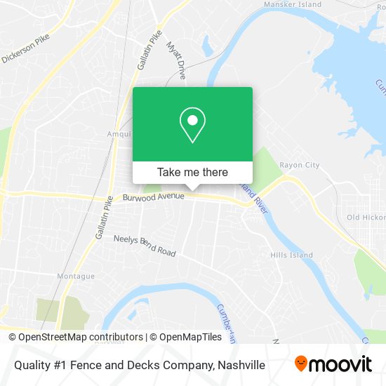 Quality #1 Fence and Decks Company map