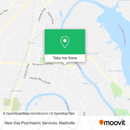 New Day Psychiatric Services map