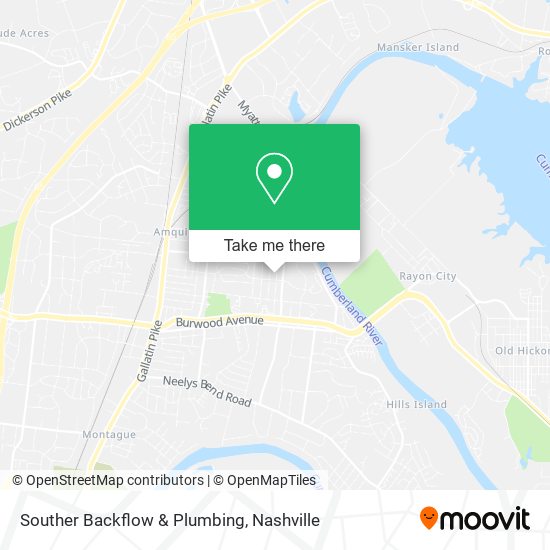 Souther Backflow & Plumbing map