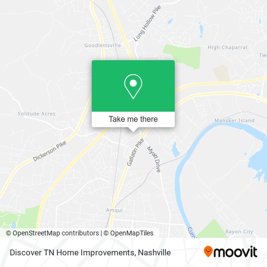 Discover TN Home Improvements map