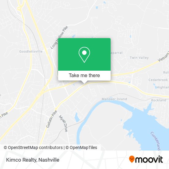 Kimco Realty map