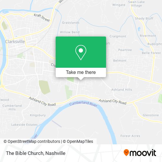 The Bible Church map