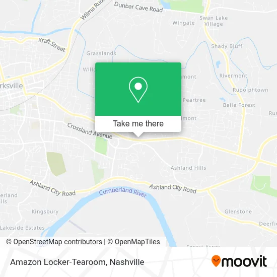 Amazon Locker-Tearoom map