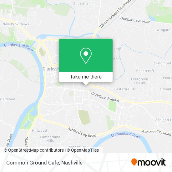 Common Ground Cafe map