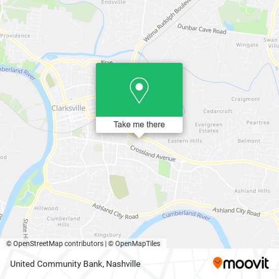 United Community Bank map