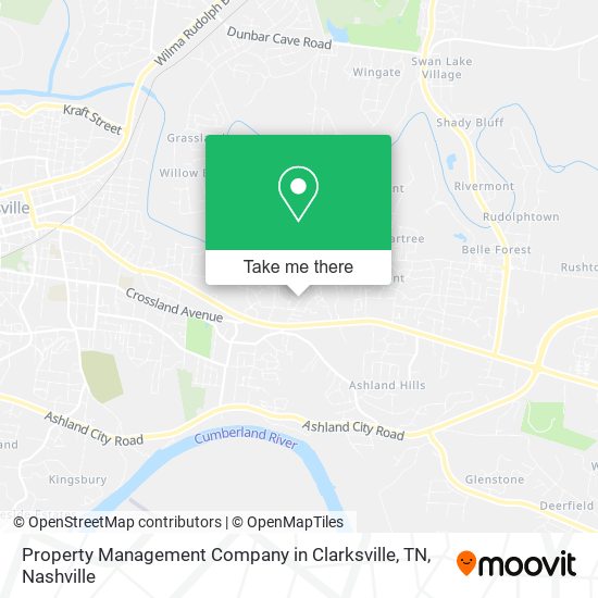 Property Management Company in Clarksville, TN map
