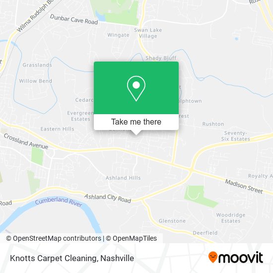 Knotts Carpet Cleaning map