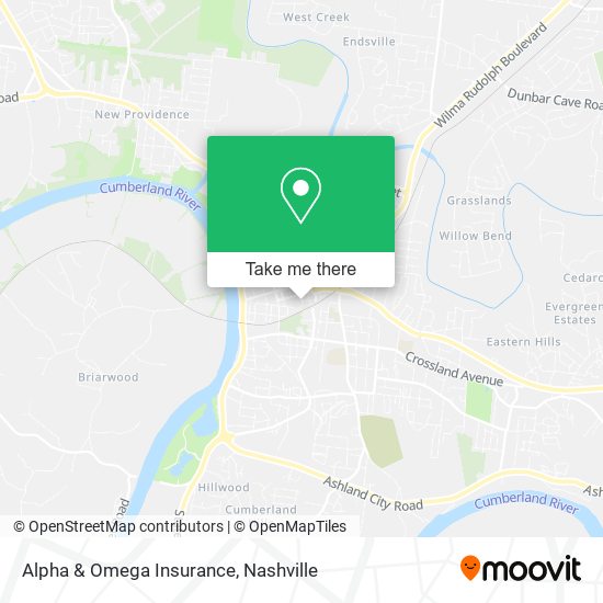 Alpha & Omega Insurance map