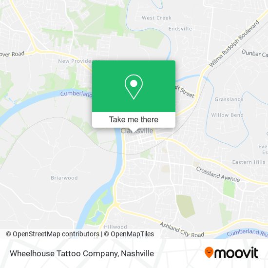 Mapa de Wheelhouse Tattoo Company