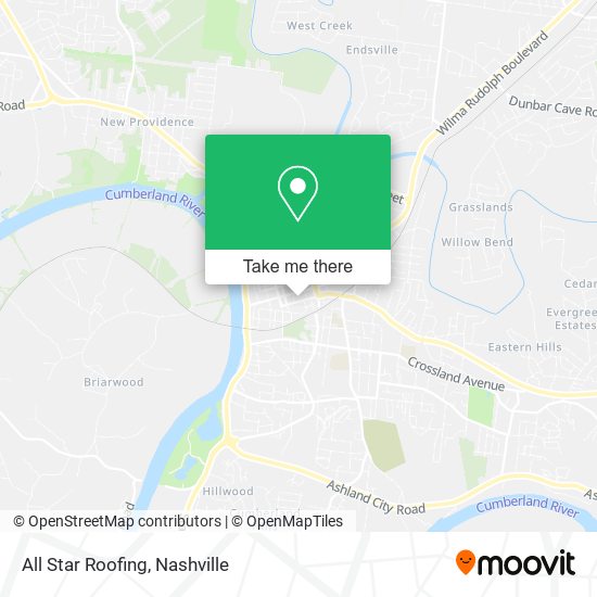 Mapa de All Star Roofing