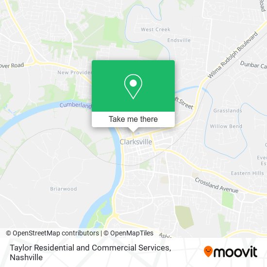 Taylor Residential and Commercial Services map