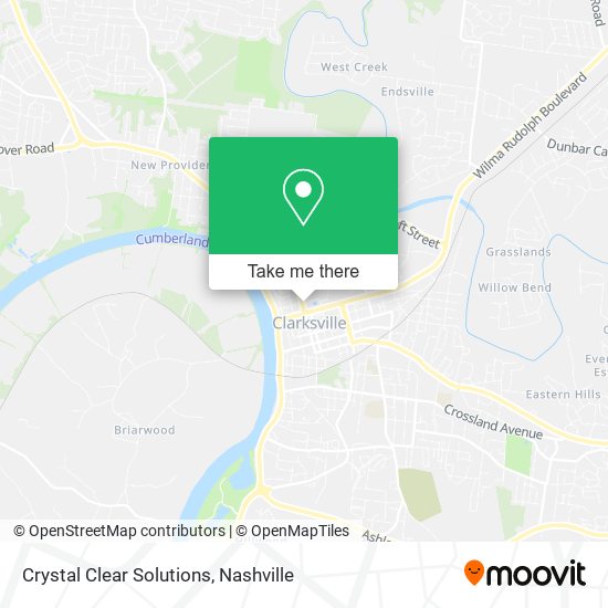 Crystal Clear Solutions map