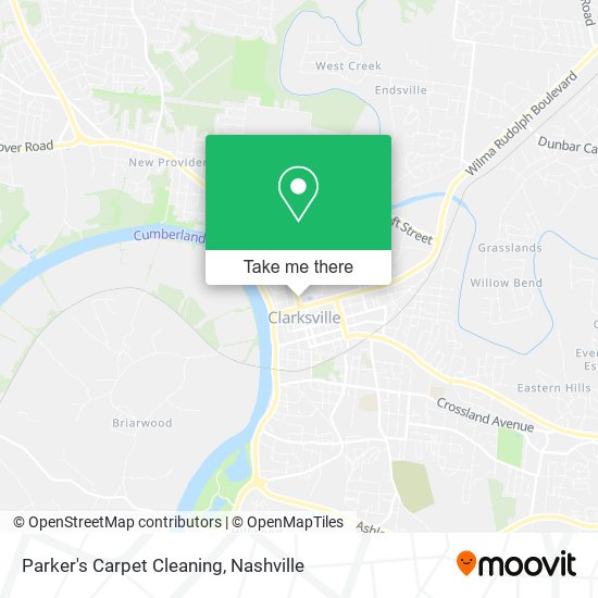 Mapa de Parker's Carpet Cleaning