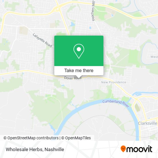 Mapa de Wholesale Herbs