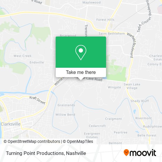 Turning Point Productions map