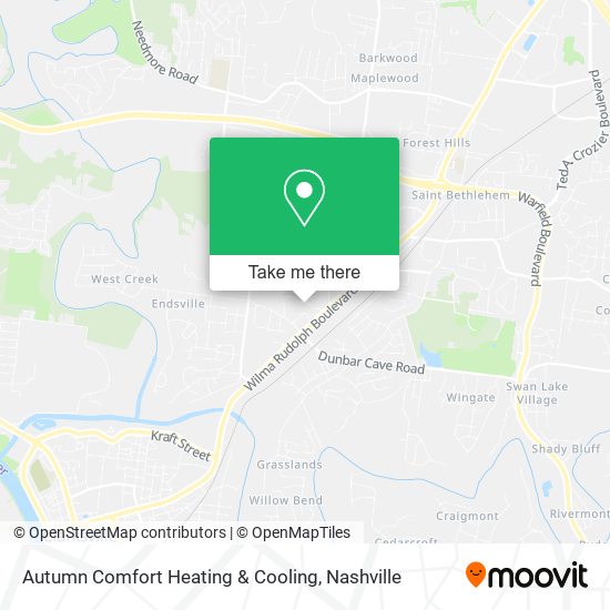 Mapa de Autumn Comfort Heating & Cooling