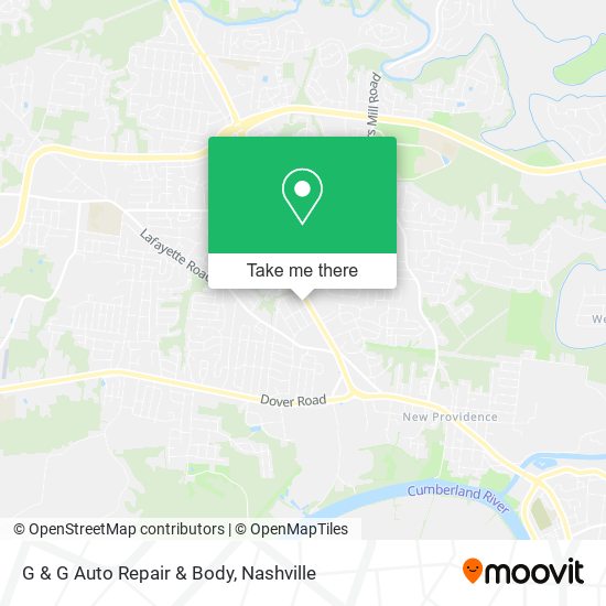 G & G Auto Repair & Body map
