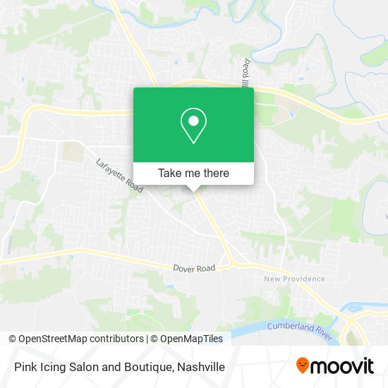 Mapa de Pink Icing Salon and Boutique