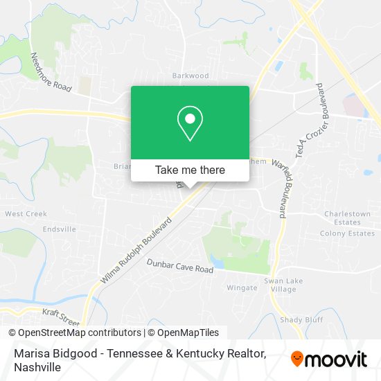 Mapa de Marisa Bidgood - Tennessee & Kentucky Realtor