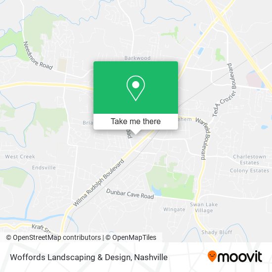 Mapa de Woffords Landscaping & Design