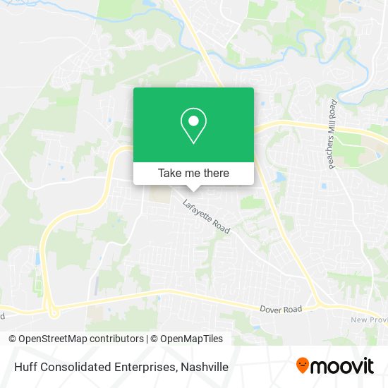 Huff Consolidated Enterprises map
