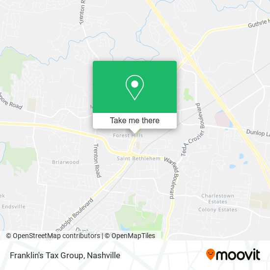 Franklin's Tax Group map