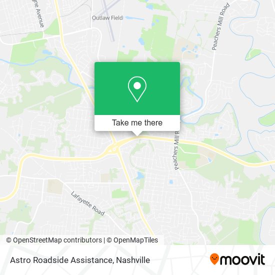 Astro Roadside Assistance map