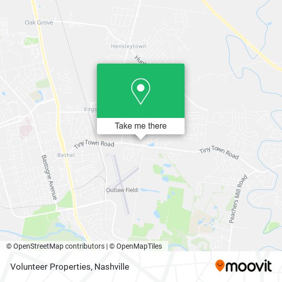 Volunteer Properties map