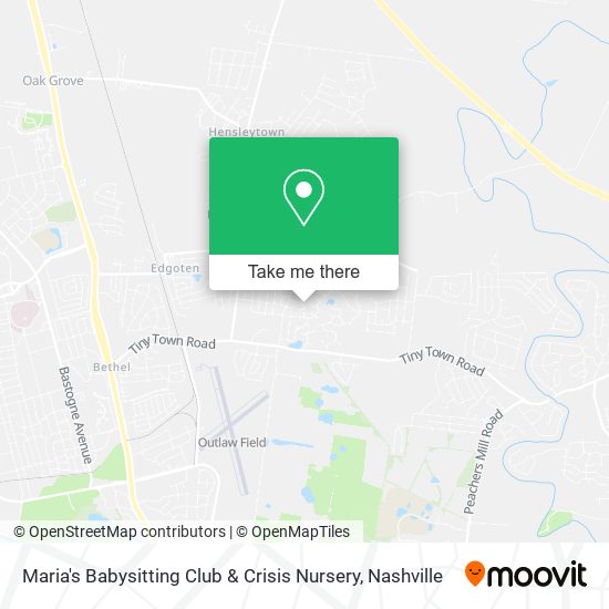 Mapa de Maria's Babysitting Club & Crisis Nursery
