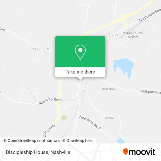 Discipleship House map