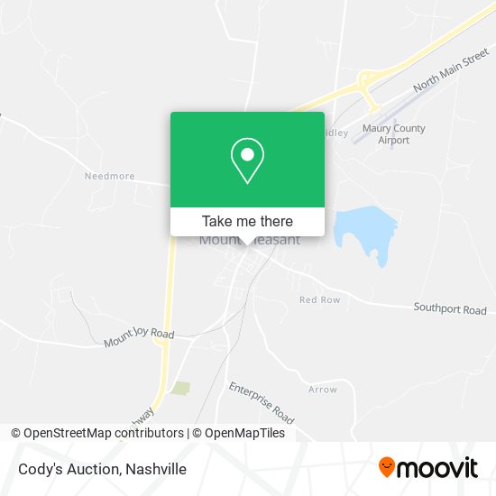 Cody's Auction map