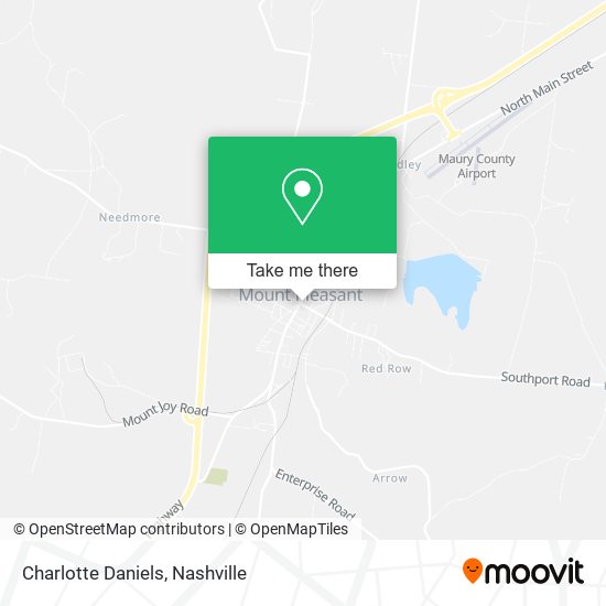 Charlotte Daniels map