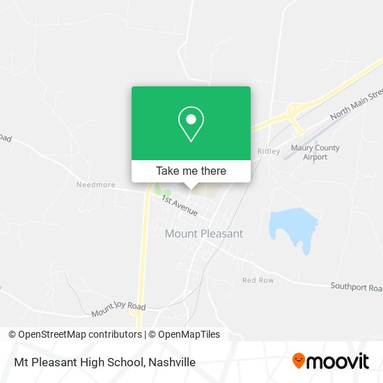 Mapa de Mt Pleasant High School