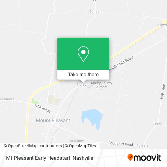 Mt Pleasant Early Headstart map