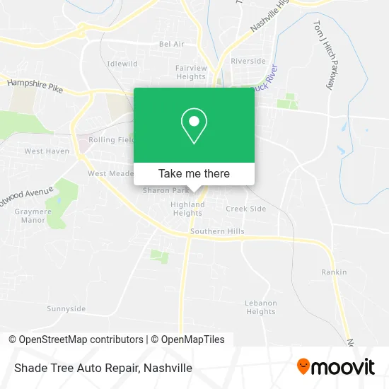 Shade Tree Auto Repair map
