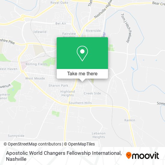 Apostolic World Changers Fellowship International map