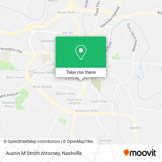 Austin M Smith Attorney map