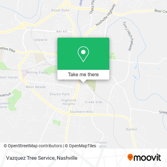 Mapa de Vazquez Tree Service