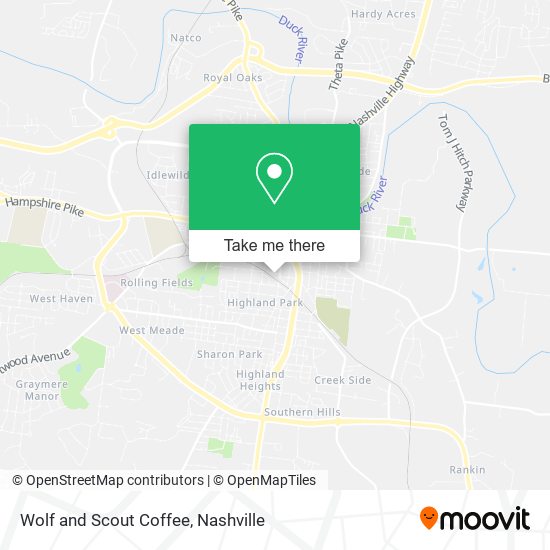 Wolf and Scout Coffee map