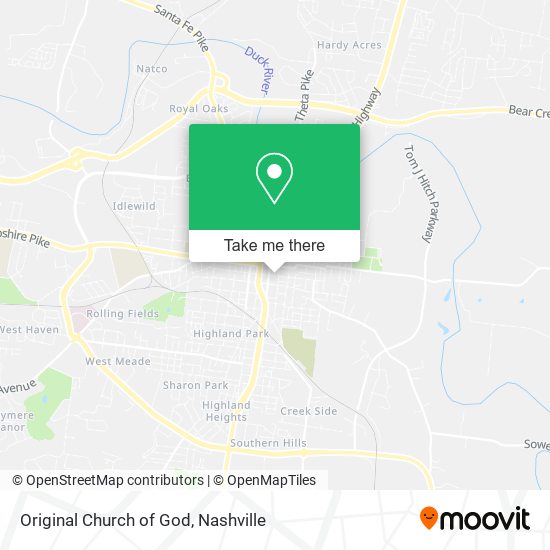 Mapa de Original Church of God
