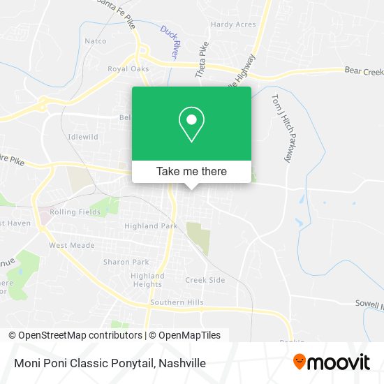 Moni Poni Classic Ponytail map