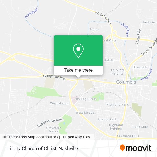 Mapa de Tri City Church of Christ