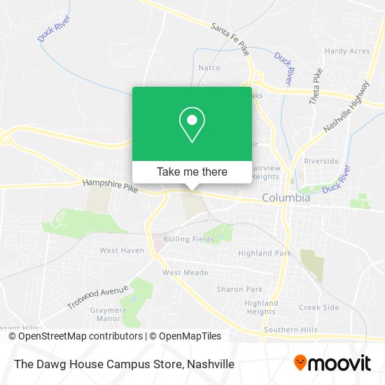 Mapa de The Dawg House Campus Store