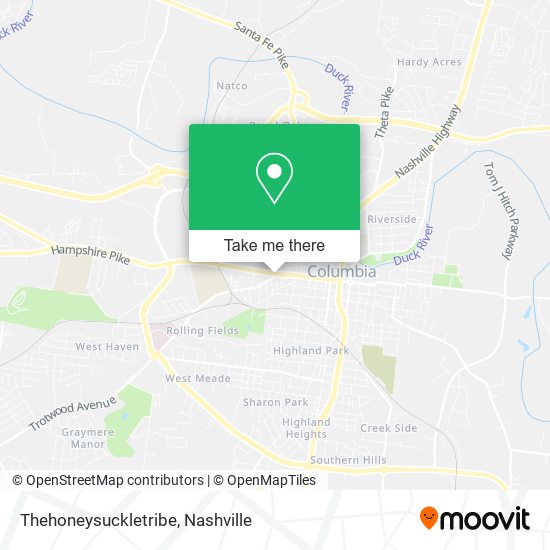 Thehoneysuckletribe map
