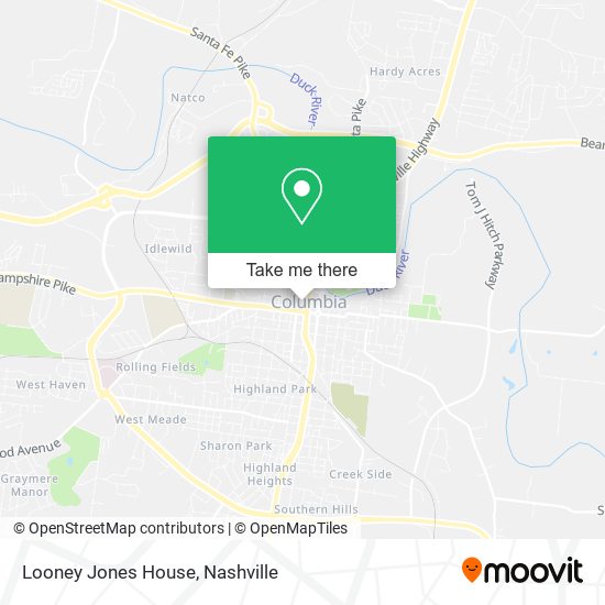 Mapa de Looney Jones House