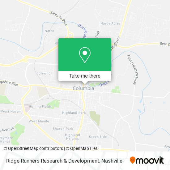 Mapa de Ridge Runners Research & Development